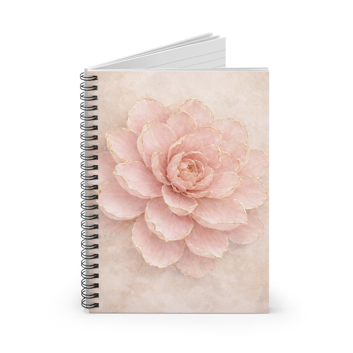 camellia spiral notebook