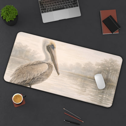 Pelican Morning Desk Mat – Calming Coastal Mouse Pad
