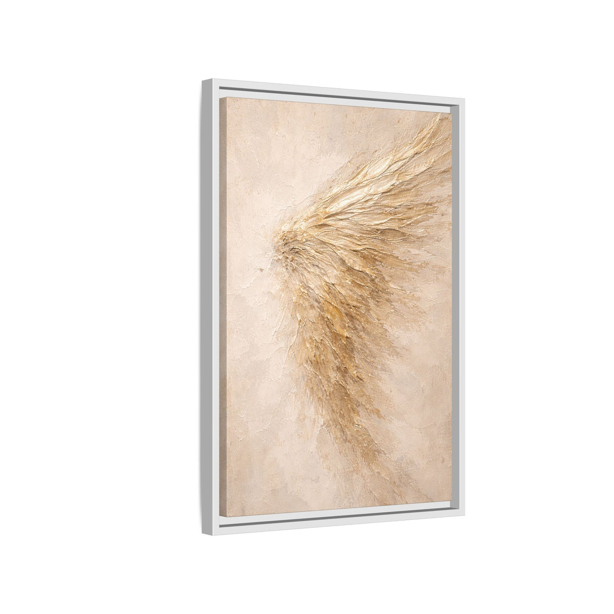 Abstract Angel Wing Framed Canvas Wall Art