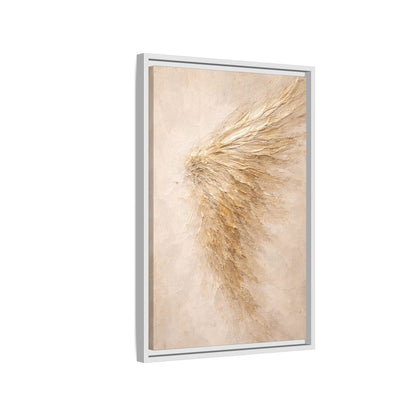 Abstract Angel Wing Framed Canvas Wall Art