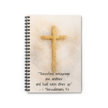 Inspirational Spiral Notebook - Encouragement Quotes, Journal for Students, Motivational Gift, Stationery for Self-Care, Christian Notebook