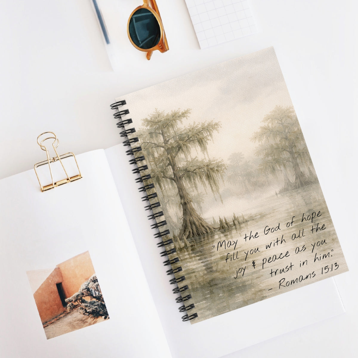 Inspirational Spiral Notebook - Ruled Line, Motivational Journal, Christian Gift, Bible Verse Stationery, Self-Reflection Note Pad, [...]