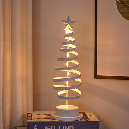 LED Spiral Christmas Tree Light | Holiday Table Decor