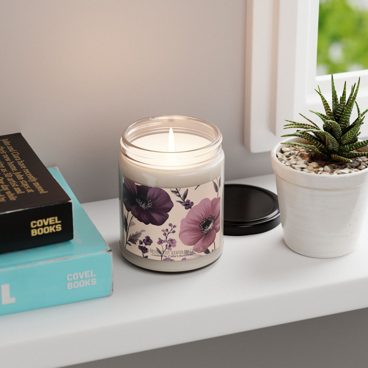 Floral Scented Soy Candle – Aromatherapy Relaxation Candle