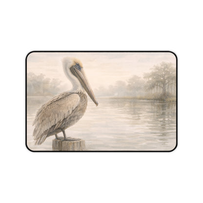 Pelican Morning Desk Mat – Calming Coastal Mouse Pad