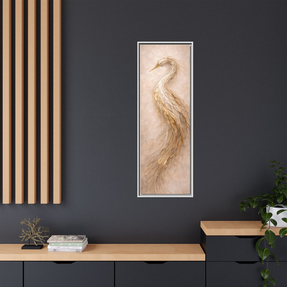 Southern Heirloom Heron Diptych Wall Art