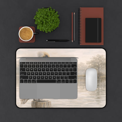 Pelican Morning Desk Mat – Calming Coastal Mouse Pad
