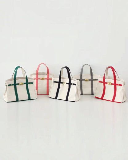 The Weekender Distressed Canvas Tote Bag