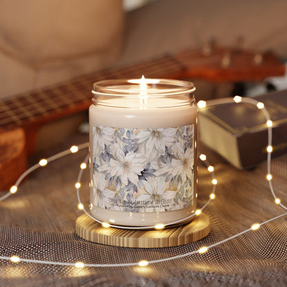 Floral Scented Soy Candle – Relaxing Home Decor, Eco-Friendly Aromathe