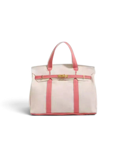 The Weekender Distressed Canvas Tote Bag