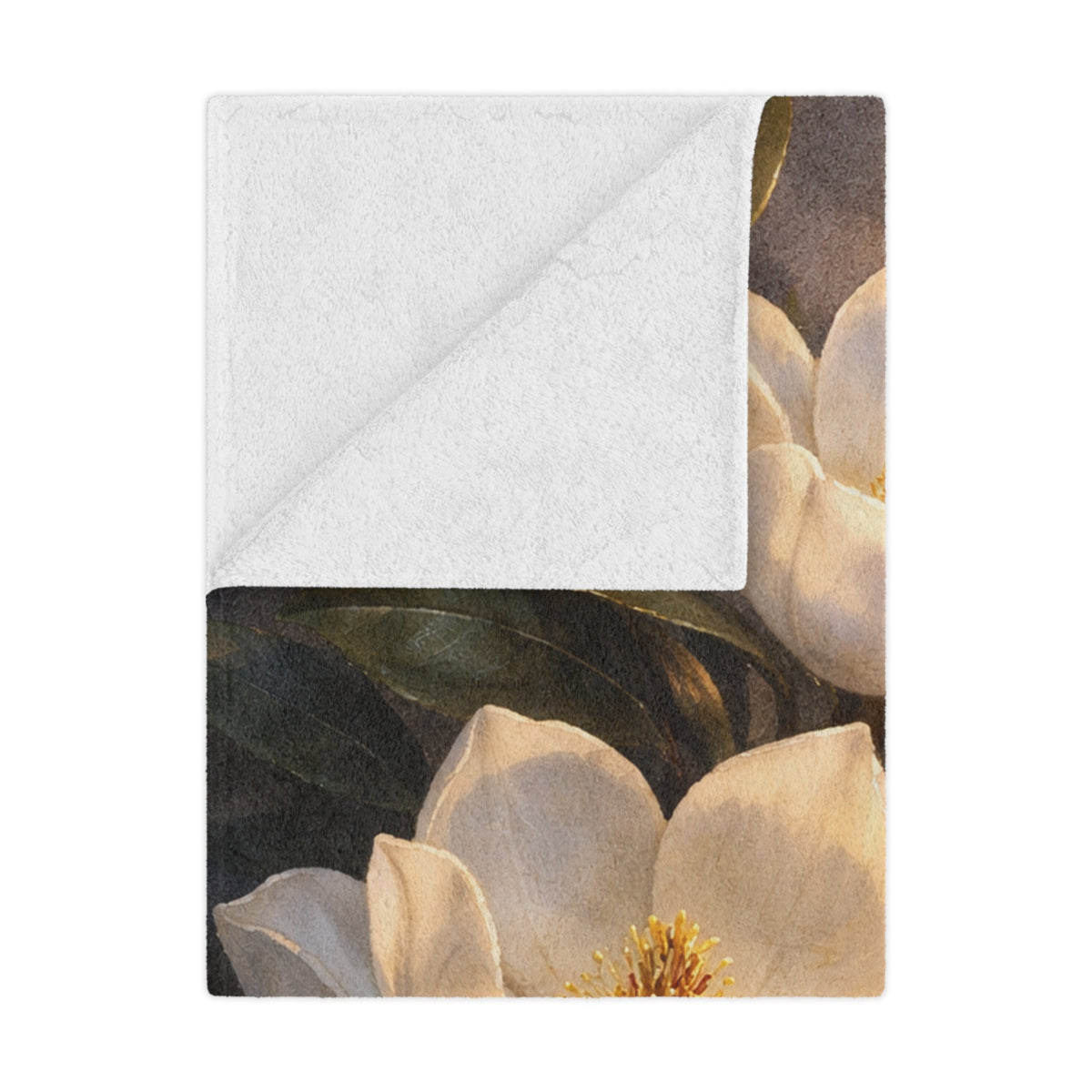 Magnolia Blossom Minky Blanket