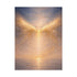 Angel Wings Sunset Poster  Spiritual Wall Art Rolled Poster