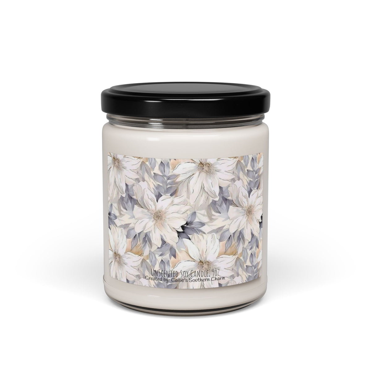 Floral Scented Soy Candle – Relaxing Home Decor, Eco-Friendly Aromathe
