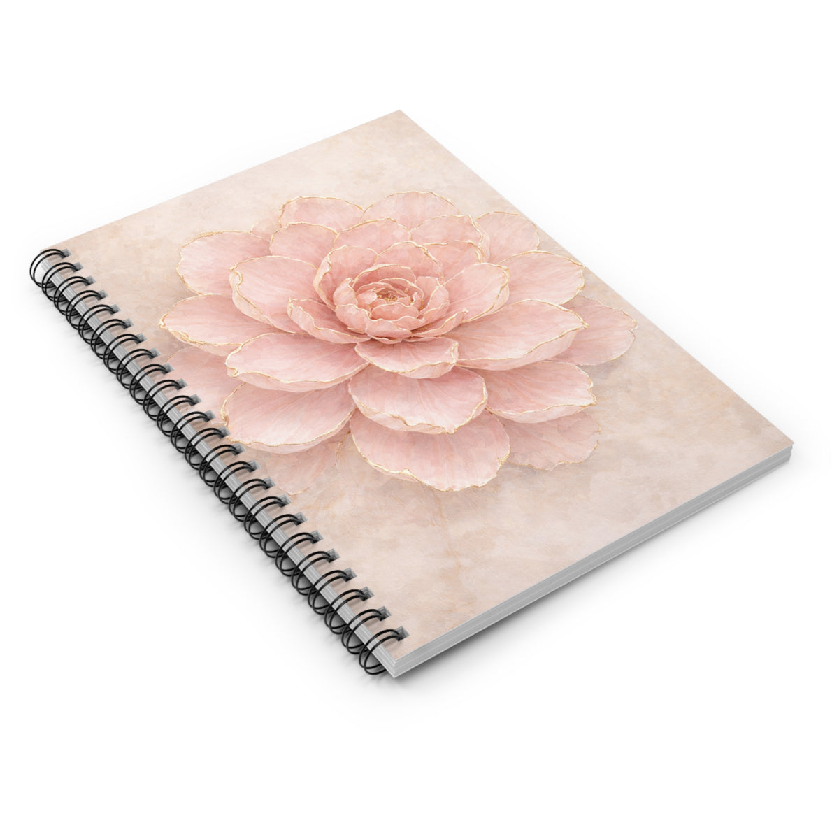 camellia spiral notebook