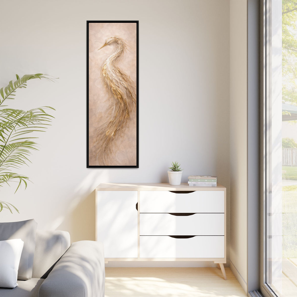 Southern Heirloom Heron Diptych Wall Art