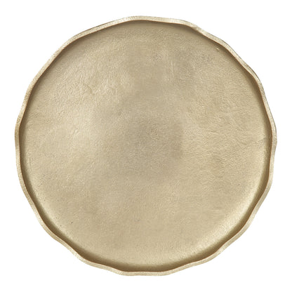 Alessia Decorative Footed Serving Tray | Antique Bronze