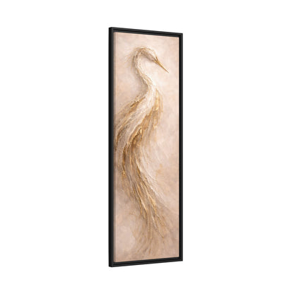 Southern Heirloom Heron Canvas Wall Art