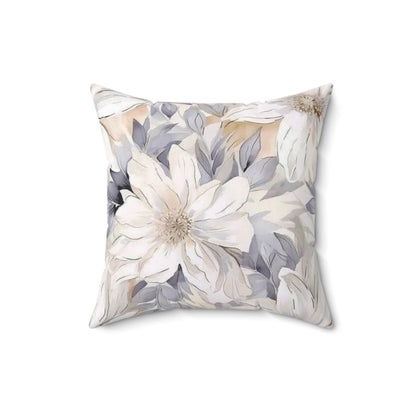 floral square pillow