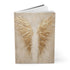 Gold Angel Wings Hardcover Journal