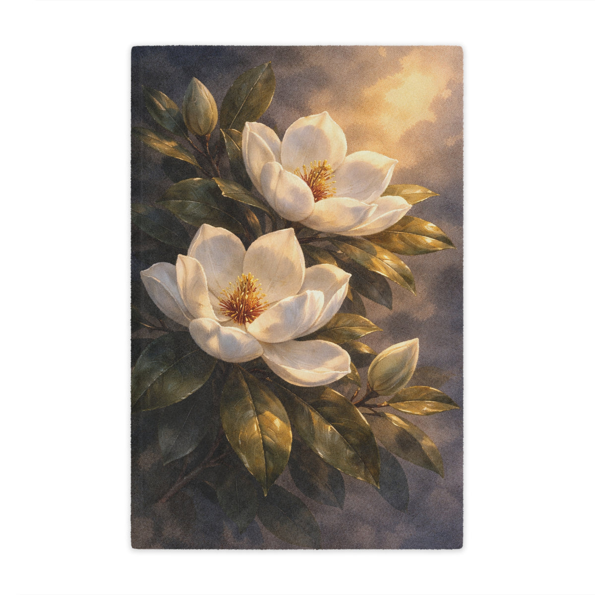 Magnolia Blossom Minky Blanket