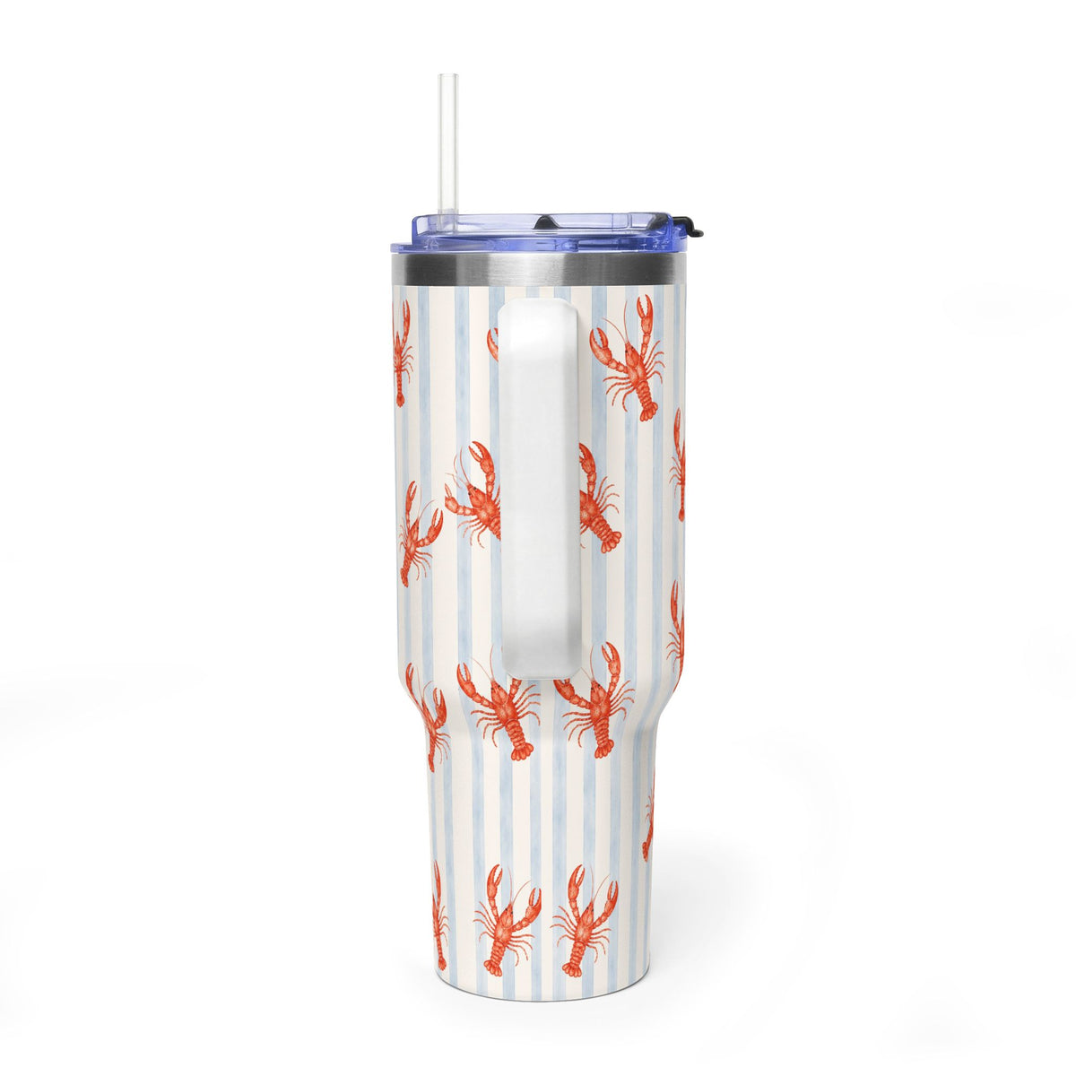 Red Crawfish Pattern Tumbler