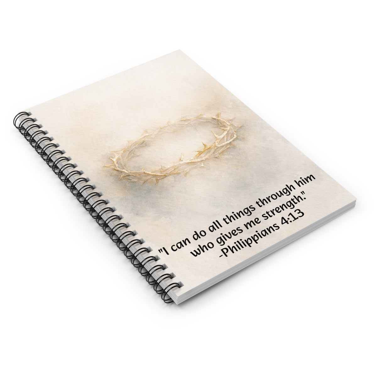 Philippians 413 Christian Scripture Notebook – Inspirational Journal