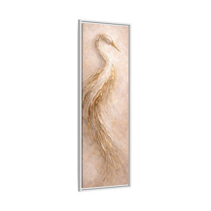 Southern Heirloom Heron Canvas Wall Art