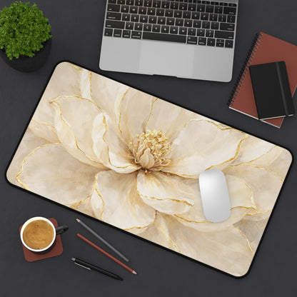 Floral Elegance Magnolia Desk Mat