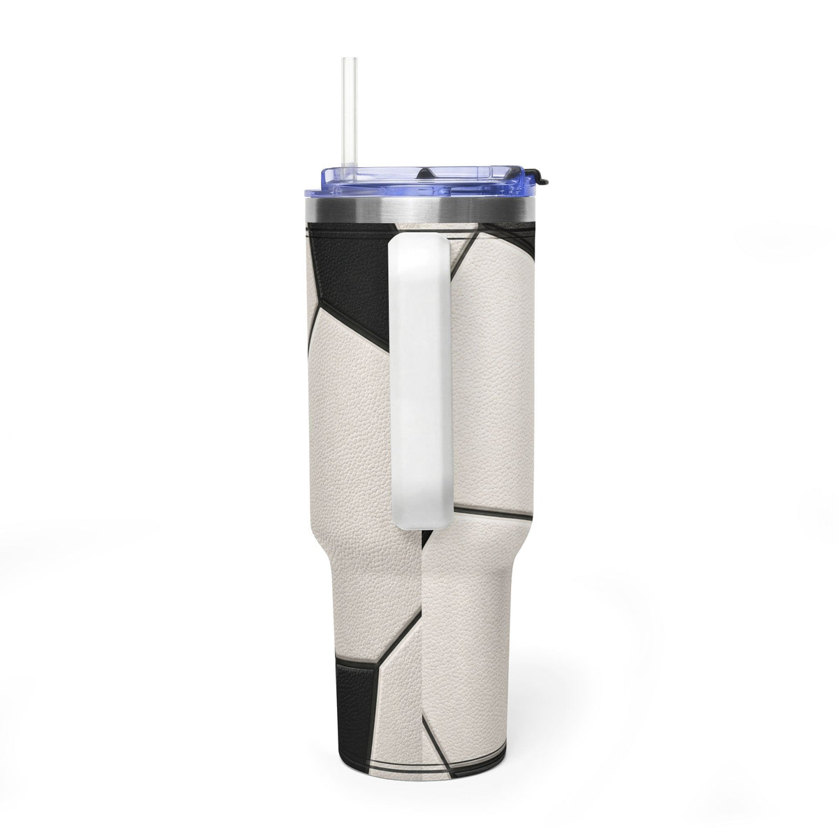 Personalized Soccer Tumbler – 40 oz Name &amp; Number Travel Cup