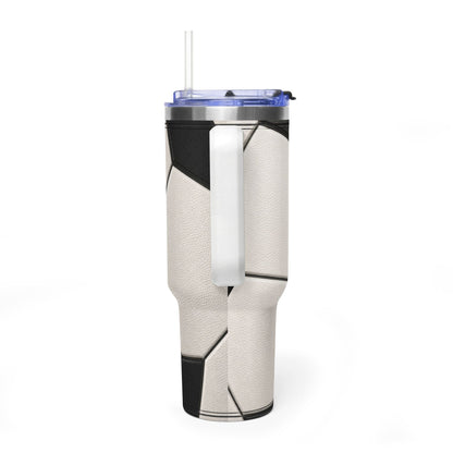 Personalized Soccer Tumbler – 40 oz Name &amp; Number Travel Cup