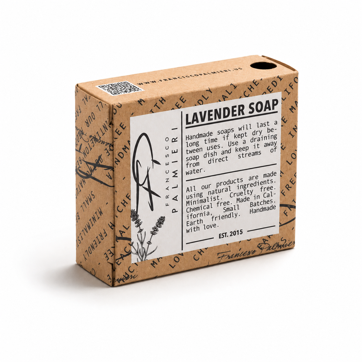Lavender Bliss Handmade Artisan Soap Bar