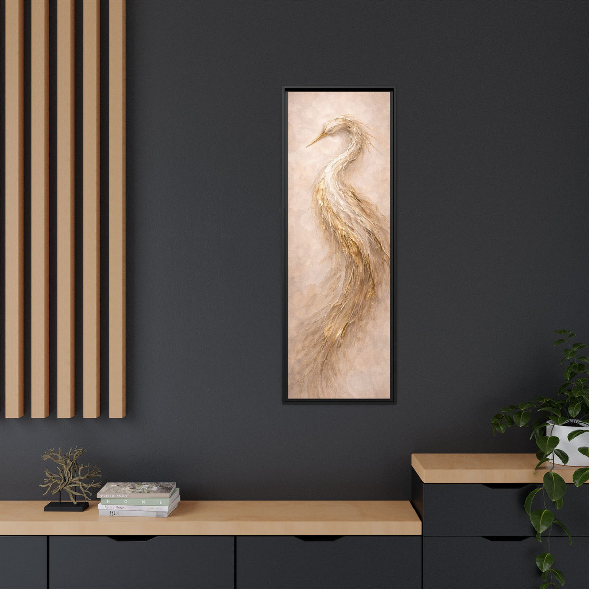 Southern Heirloom Heron Diptych Wall Art