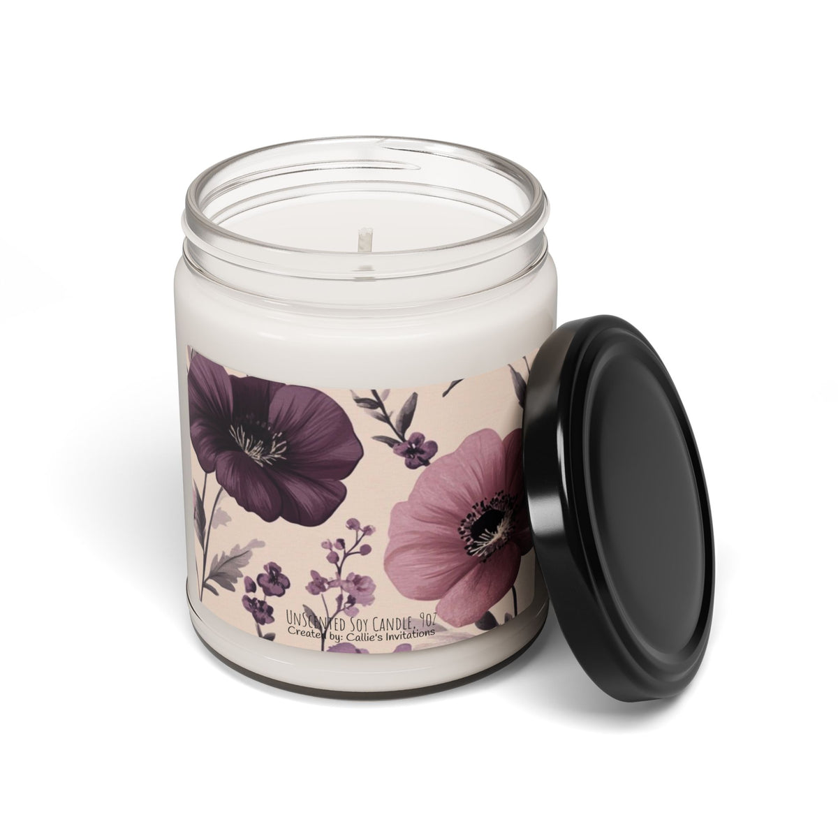 Floral Scented Soy Candle – Aromatherapy Relaxation Candle
