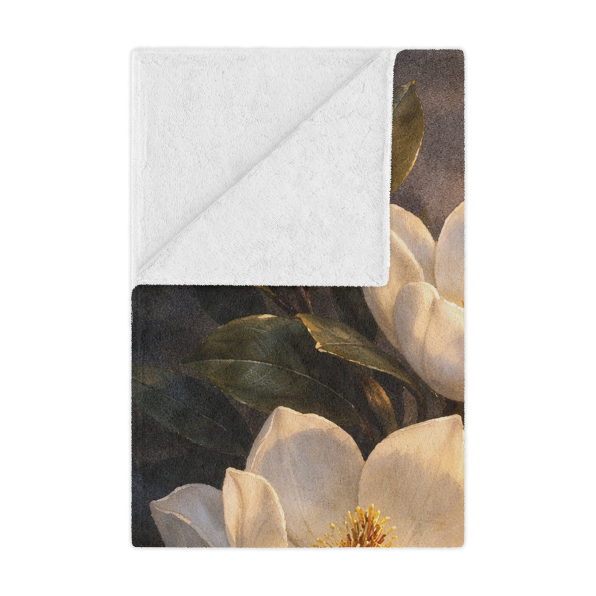 Magnolia Blossom Minky Blanket