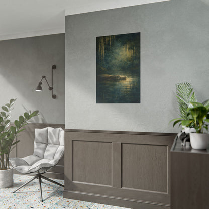 Louisiana Alligator Mystic Spanish Moss Poster