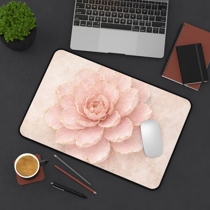 Floral Blush Desk Mat