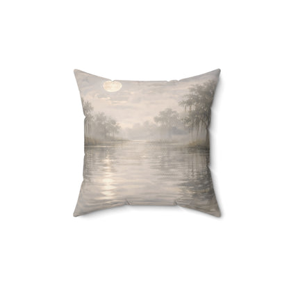 Moonlit Swamp Pillow