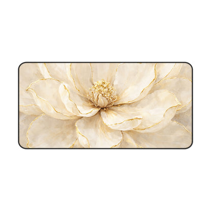 Floral Elegance Magnolia Desk Mat
