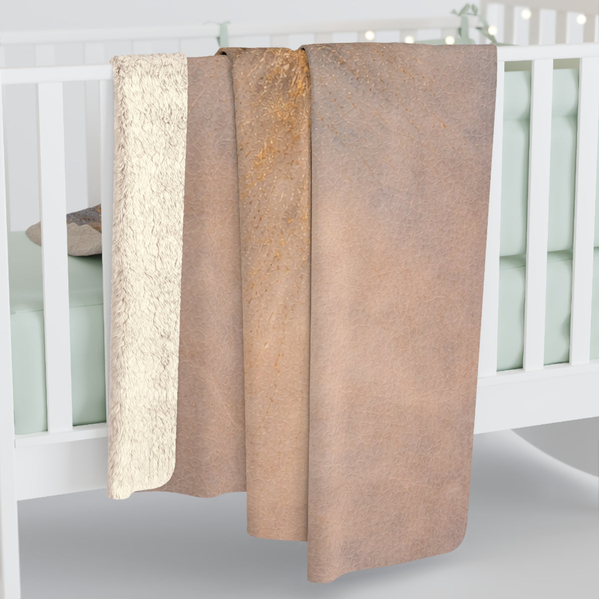 Floral Dream Sherpa Blanket — Soft Dandelion Bouquet Fleece Throw