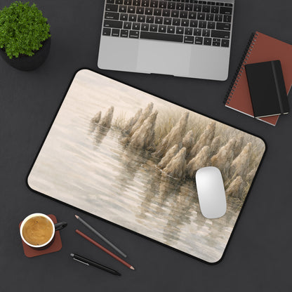 Serene Cypress Knees Desk Mat