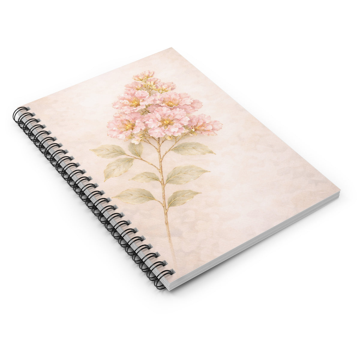 Floral Spiral Notebook, Cute Writing Journal, Gift for Her, Floral Stationery, Back to School Supplies, Inspirational Notebook