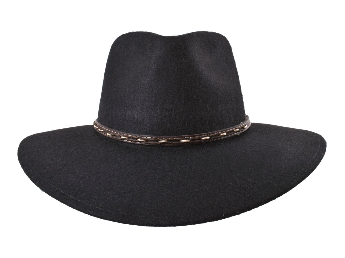 Zabala Wide-Brim Alpaca &amp; Wool Felt Hat