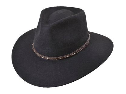 Zabala Wide-Brim Alpaca &amp; Wool Felt Hat