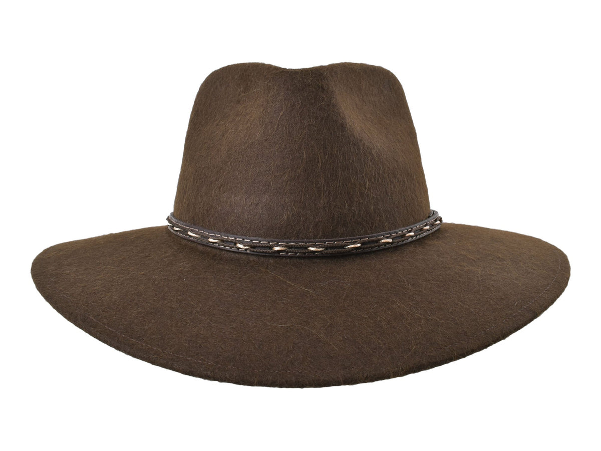Zabala Wide-Brim Alpaca &amp; Wool Felt Hat