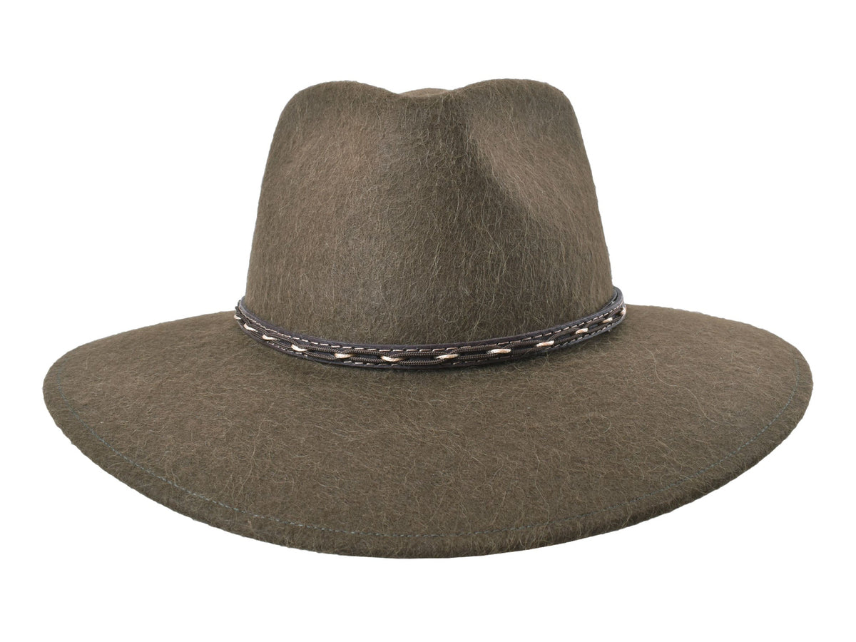 Zabala Wide-Brim Alpaca &amp; Wool Felt Hat