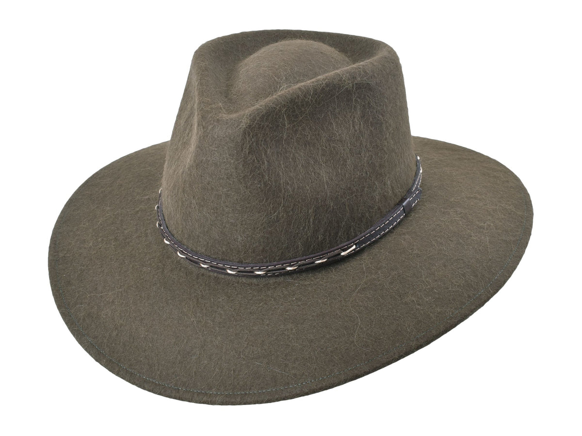 Zabala Wide-Brim Alpaca &amp; Wool Felt Hat