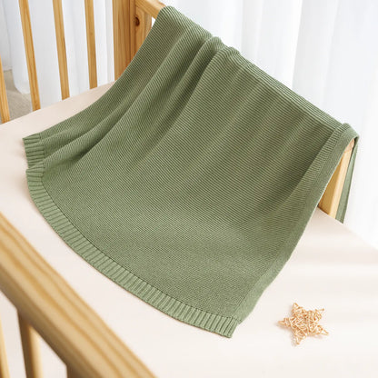Classic Knit Baby Blanket | Timeless Nursery Essential