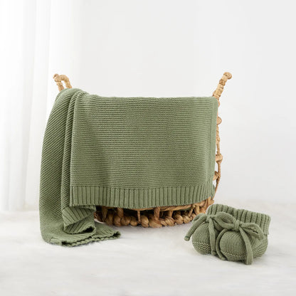 Classic Knit Baby Blanket | Timeless Nursery Essential