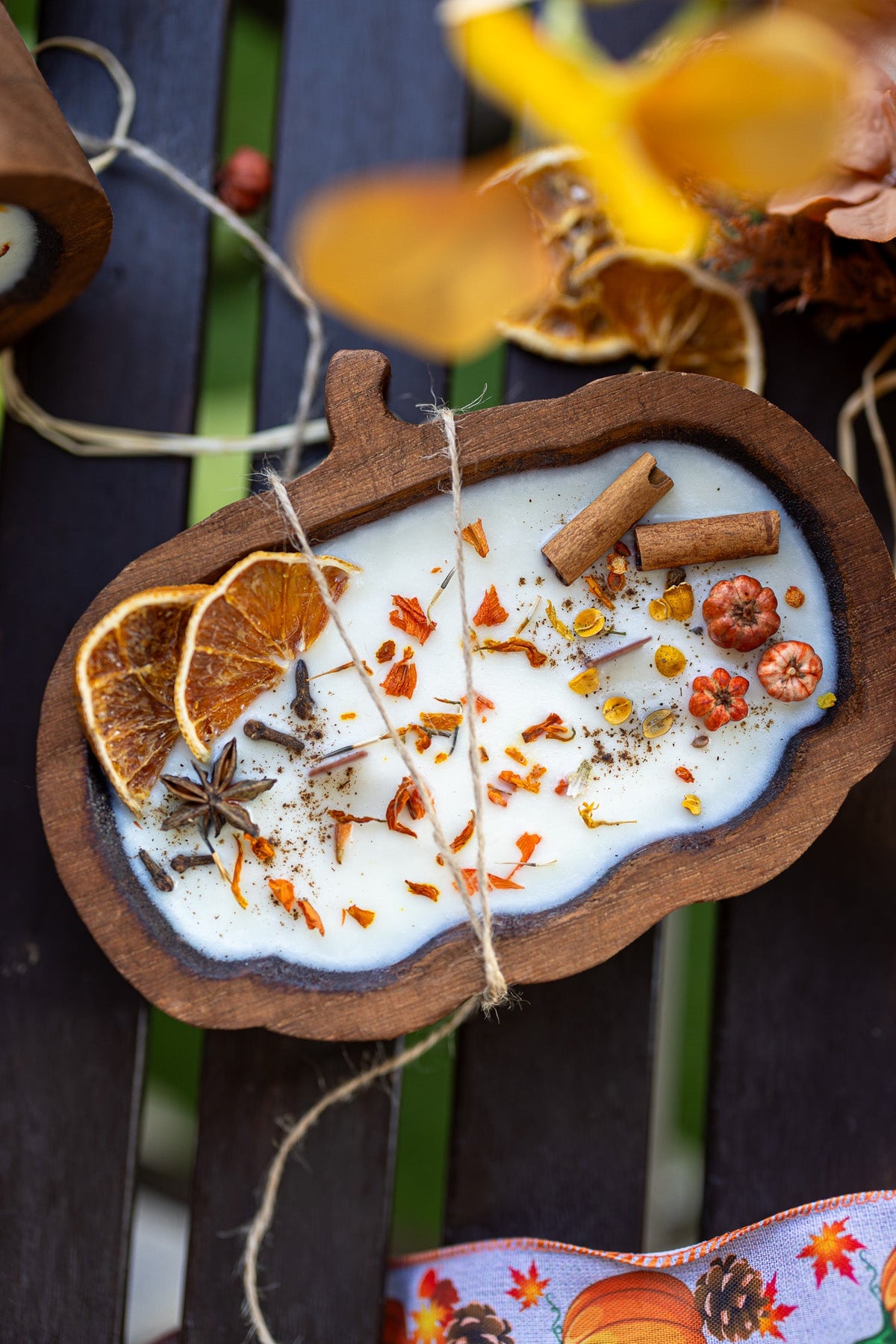 Pumpkin Dough Bowl Candle | Hand-Poured Fall Décor