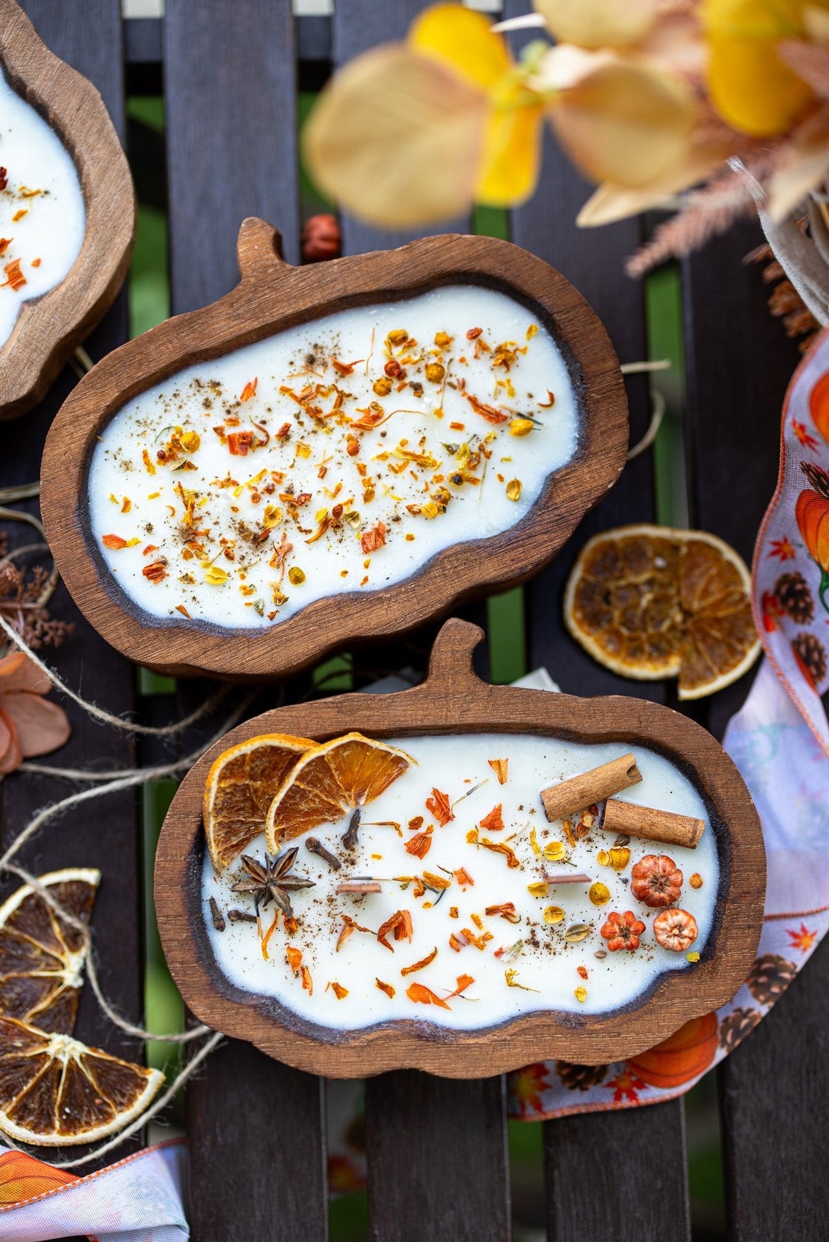 Pumpkin Dough Bowl Candle | Hand-Poured Fall Décor